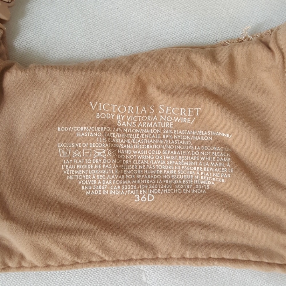 Victorias secret 36D Body by VS, No Wire. Nude - Picture 2 of 4
